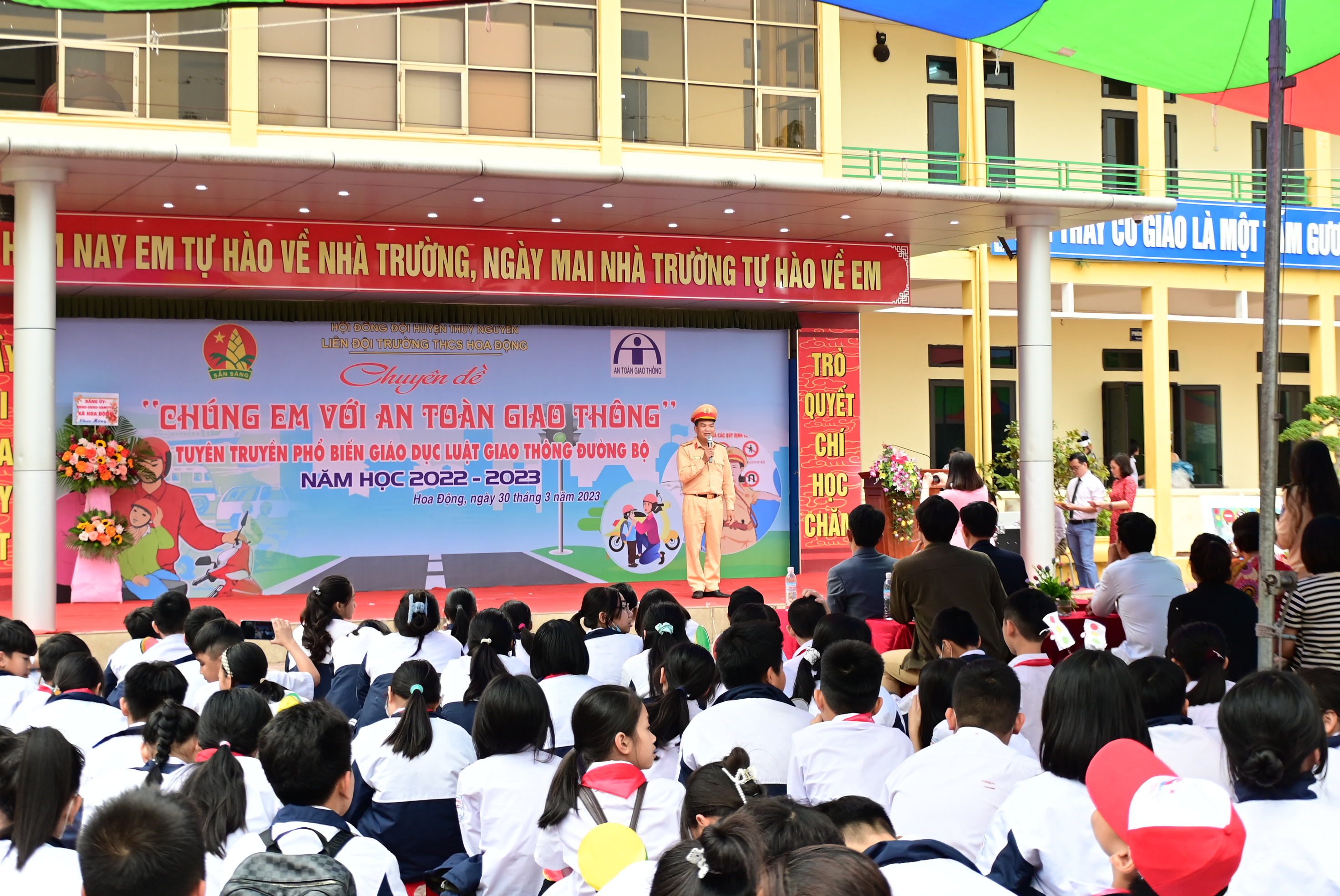 Công an huyện Thủy Nguyên phối hợp tổ chức chuyên đề 